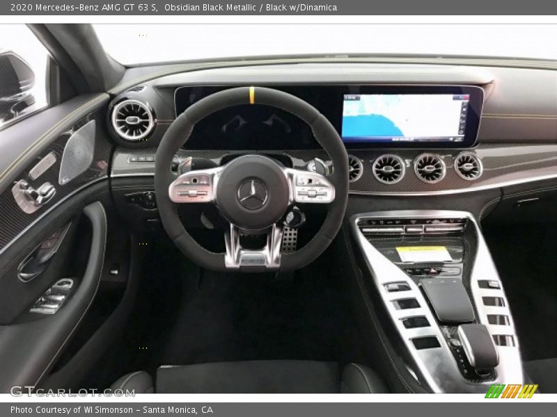 Obsidian Black Metallic / Black w/Dinamica 2020 Mercedes-Benz AMG GT 63 S