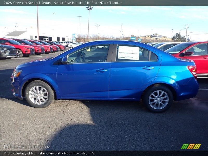 Kinetic Blue Metallic / Jet Black/Dark Titanium 2020 Chevrolet Sonic LT Sedan