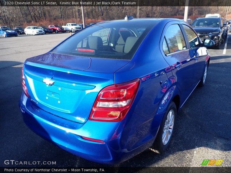 Kinetic Blue Metallic / Jet Black/Dark Titanium 2020 Chevrolet Sonic LT Sedan