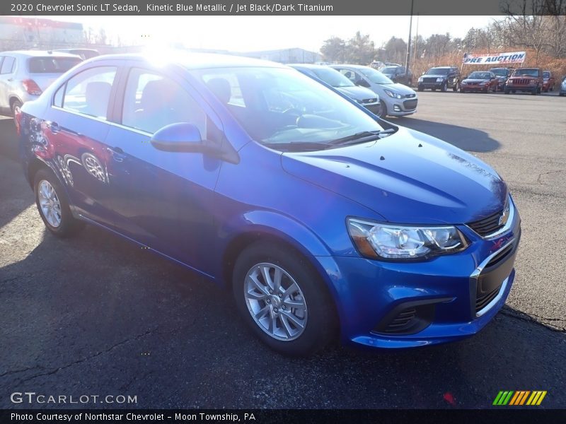 Kinetic Blue Metallic / Jet Black/Dark Titanium 2020 Chevrolet Sonic LT Sedan