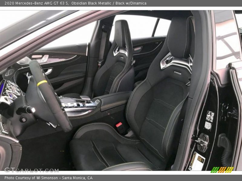 Front Seat of 2020 AMG GT 63 S