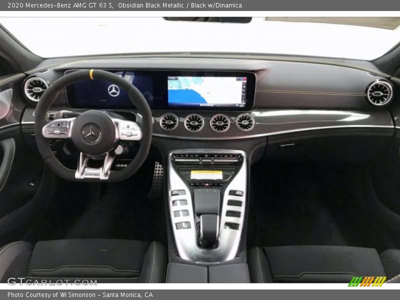 Dashboard of 2020 AMG GT 63 S