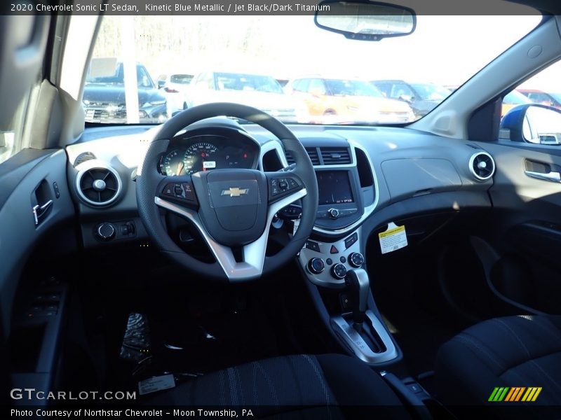Kinetic Blue Metallic / Jet Black/Dark Titanium 2020 Chevrolet Sonic LT Sedan