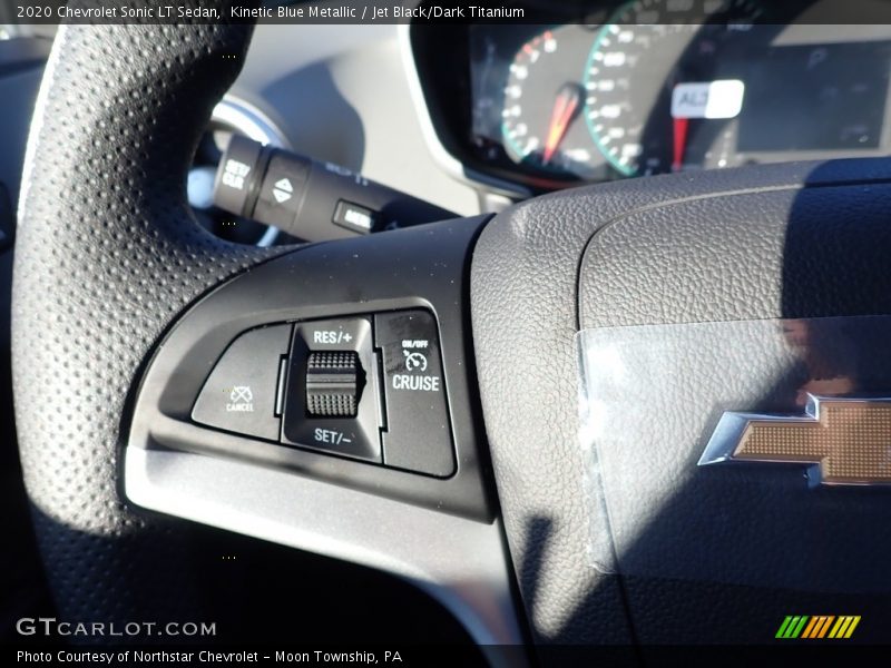 Kinetic Blue Metallic / Jet Black/Dark Titanium 2020 Chevrolet Sonic LT Sedan