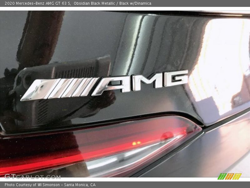 Obsidian Black Metallic / Black w/Dinamica 2020 Mercedes-Benz AMG GT 63 S