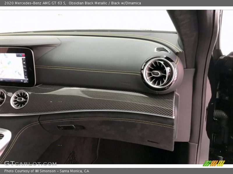 Obsidian Black Metallic / Black w/Dinamica 2020 Mercedes-Benz AMG GT 63 S
