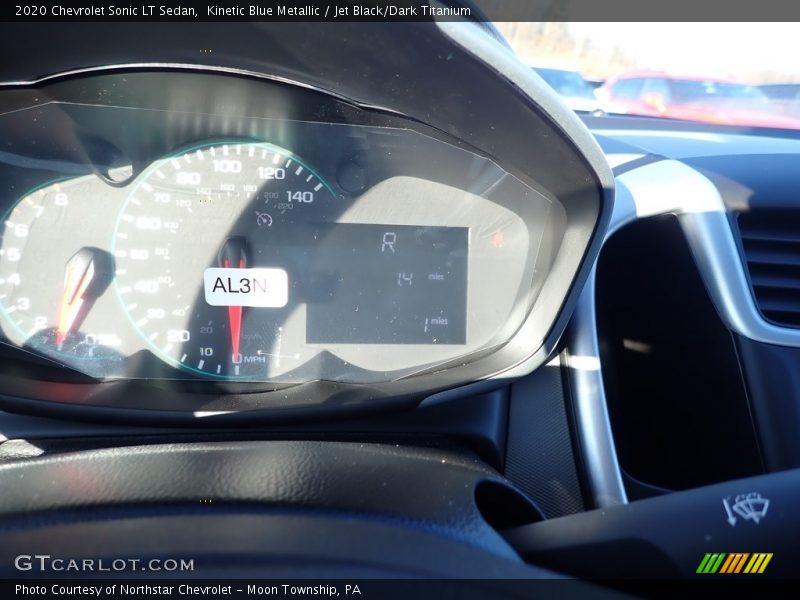 Kinetic Blue Metallic / Jet Black/Dark Titanium 2020 Chevrolet Sonic LT Sedan