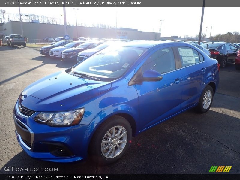 Kinetic Blue Metallic / Jet Black/Dark Titanium 2020 Chevrolet Sonic LT Sedan