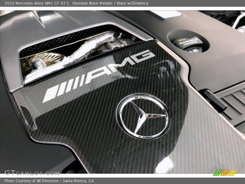 Obsidian Black Metallic / Black w/Dinamica 2020 Mercedes-Benz AMG GT 63 S