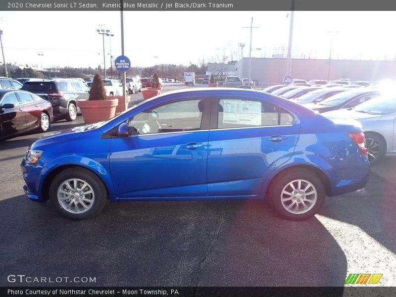 Kinetic Blue Metallic / Jet Black/Dark Titanium 2020 Chevrolet Sonic LT Sedan