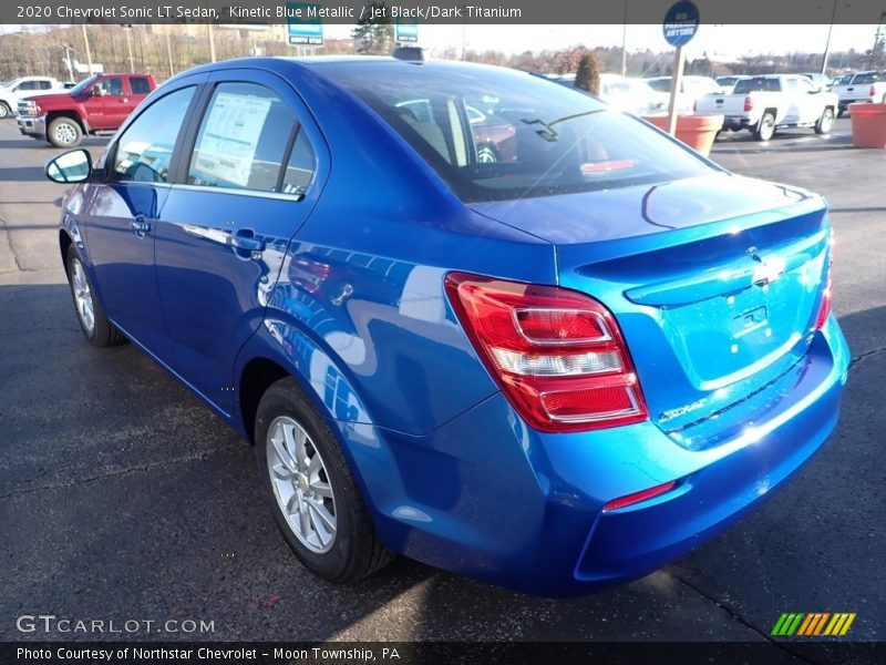 Kinetic Blue Metallic / Jet Black/Dark Titanium 2020 Chevrolet Sonic LT Sedan