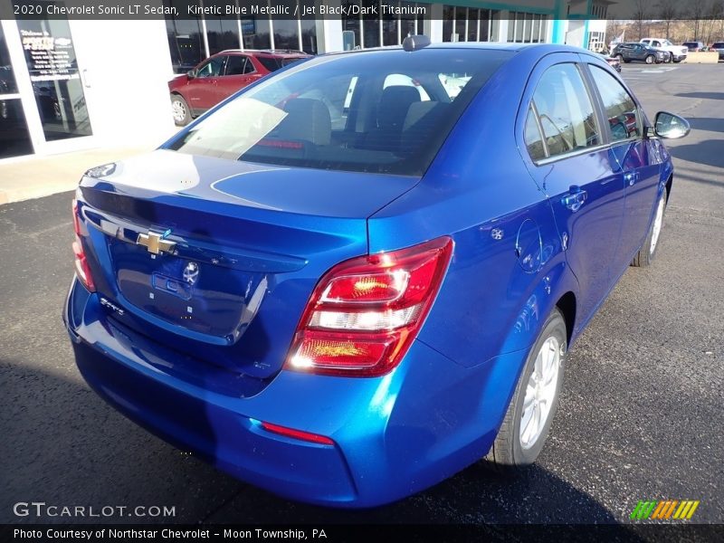 Kinetic Blue Metallic / Jet Black/Dark Titanium 2020 Chevrolet Sonic LT Sedan