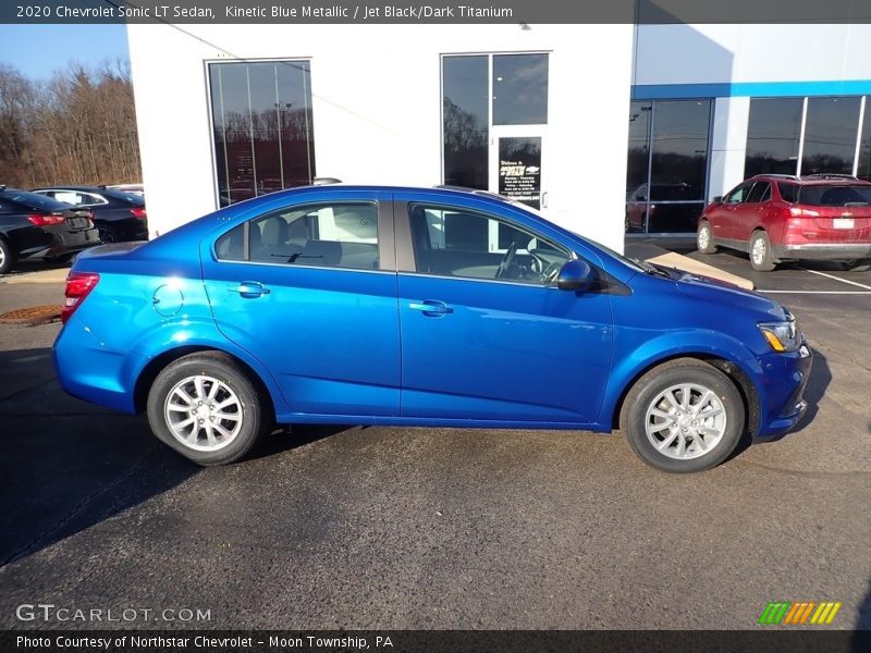 Kinetic Blue Metallic / Jet Black/Dark Titanium 2020 Chevrolet Sonic LT Sedan