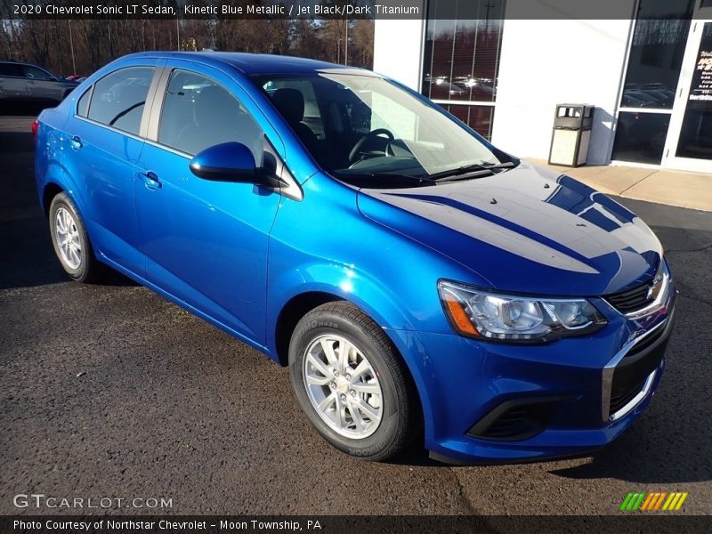 Kinetic Blue Metallic / Jet Black/Dark Titanium 2020 Chevrolet Sonic LT Sedan