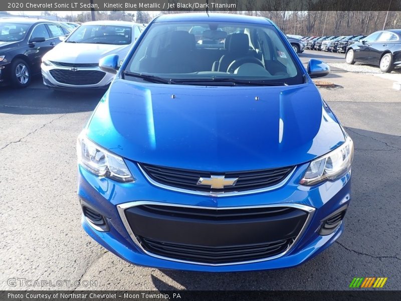 Kinetic Blue Metallic / Jet Black/Dark Titanium 2020 Chevrolet Sonic LT Sedan