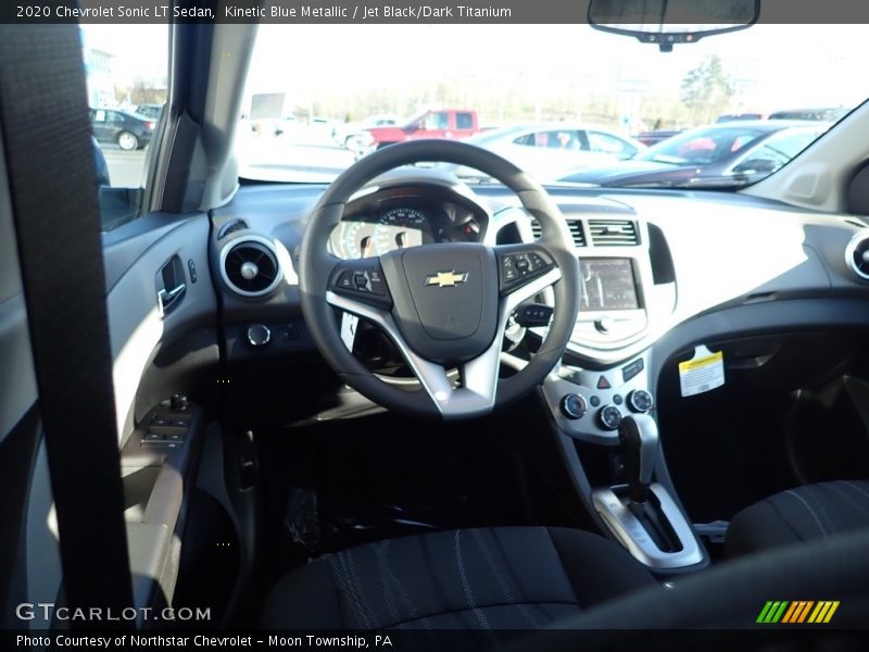 Kinetic Blue Metallic / Jet Black/Dark Titanium 2020 Chevrolet Sonic LT Sedan