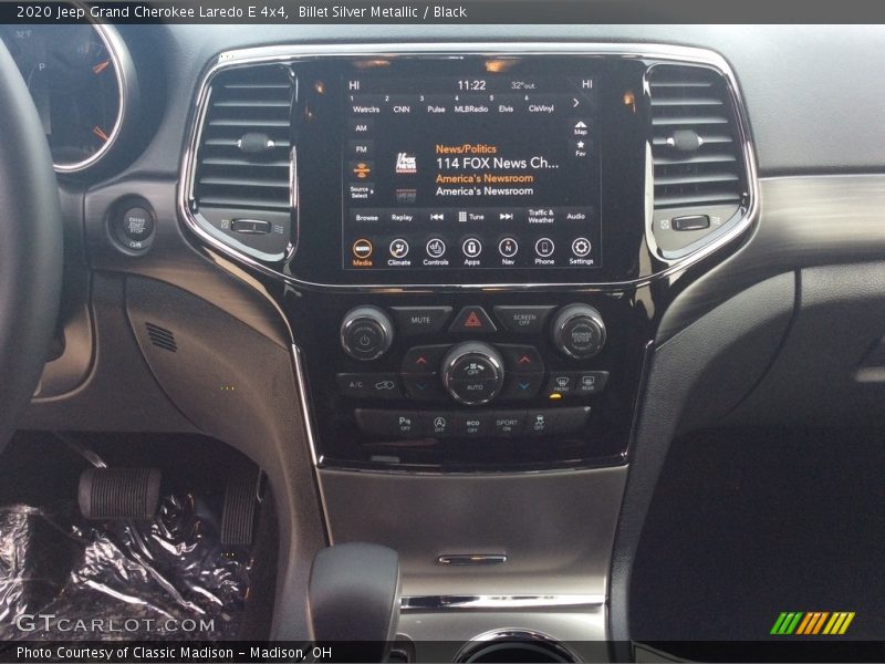 Billet Silver Metallic / Black 2020 Jeep Grand Cherokee Laredo E 4x4