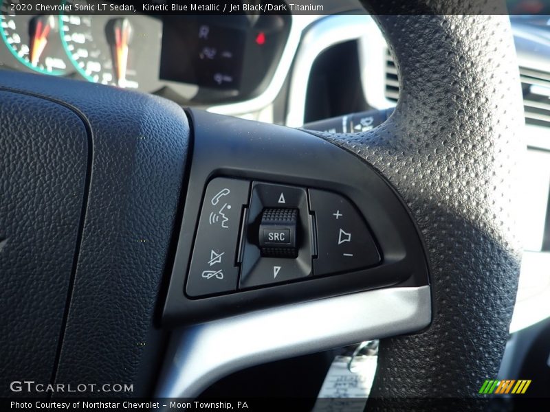 Kinetic Blue Metallic / Jet Black/Dark Titanium 2020 Chevrolet Sonic LT Sedan