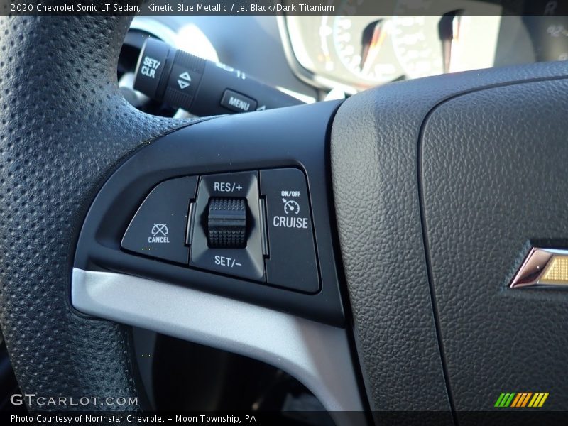 Kinetic Blue Metallic / Jet Black/Dark Titanium 2020 Chevrolet Sonic LT Sedan