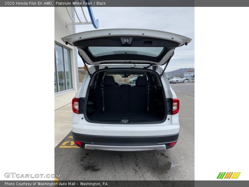 Platinum White Pearl / Black 2020 Honda Pilot EX AWD