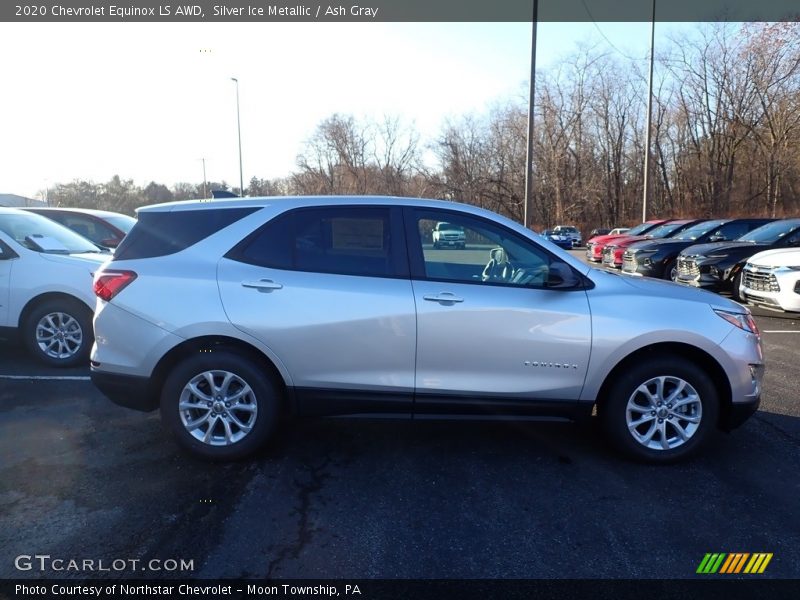 Silver Ice Metallic / Ash Gray 2020 Chevrolet Equinox LS AWD