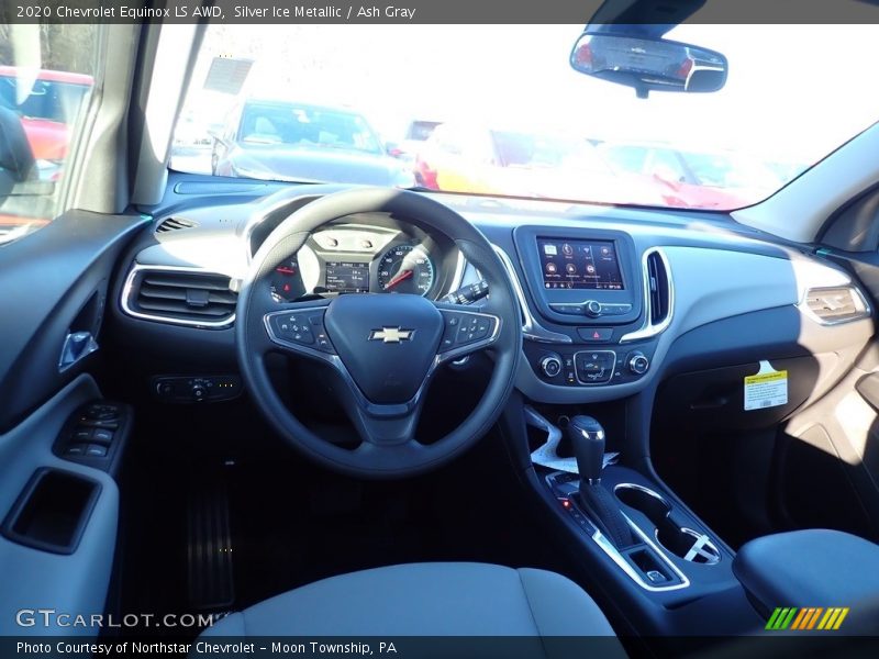 Silver Ice Metallic / Ash Gray 2020 Chevrolet Equinox LS AWD