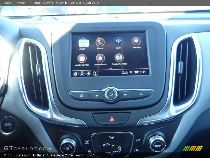 Silver Ice Metallic / Ash Gray 2020 Chevrolet Equinox LS AWD