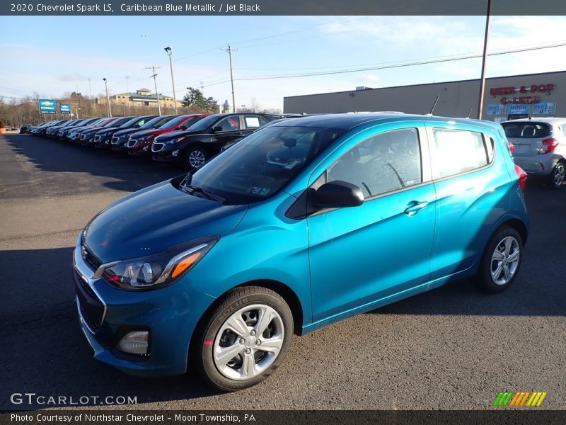 Caribbean Blue Metallic / Jet Black 2020 Chevrolet Spark LS