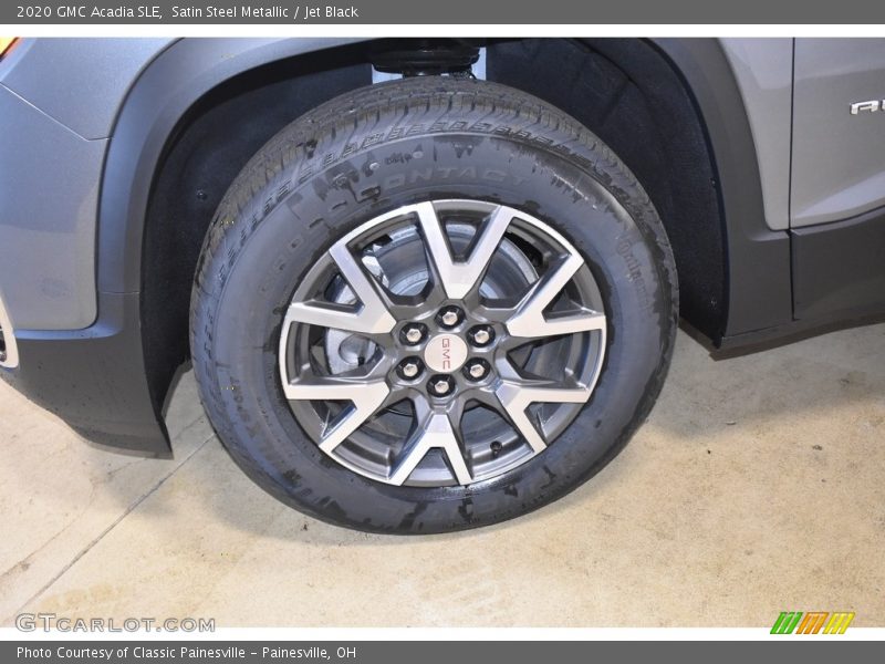 Satin Steel Metallic / Jet Black 2020 GMC Acadia SLE