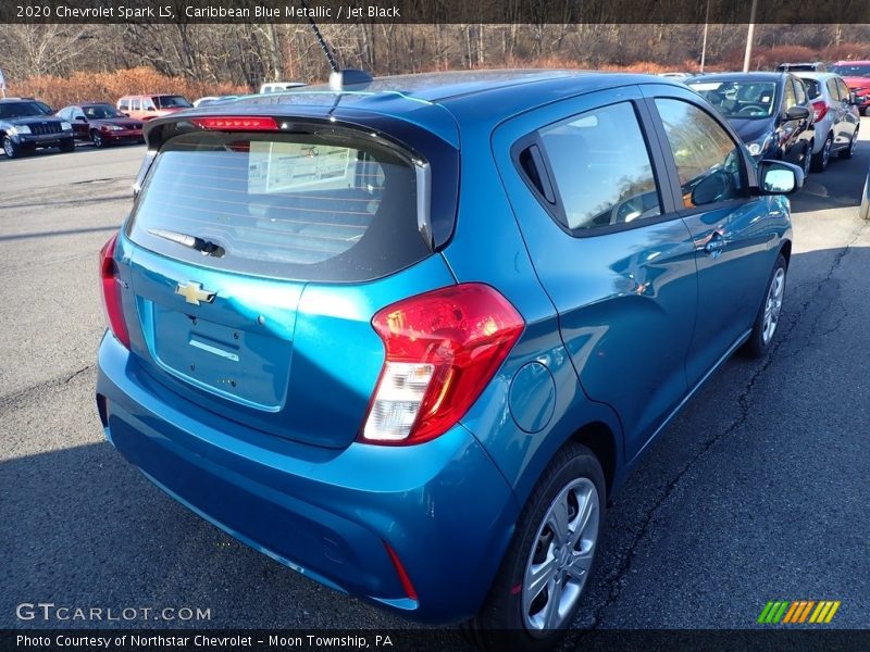 Caribbean Blue Metallic / Jet Black 2020 Chevrolet Spark LS