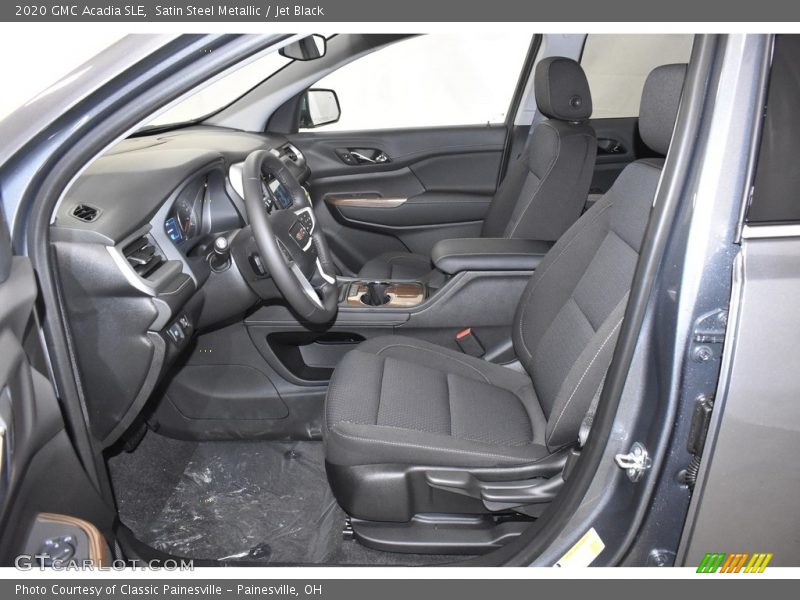 Satin Steel Metallic / Jet Black 2020 GMC Acadia SLE