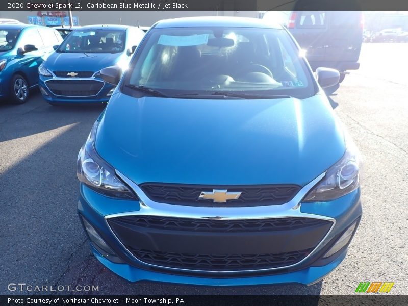 Caribbean Blue Metallic / Jet Black 2020 Chevrolet Spark LS