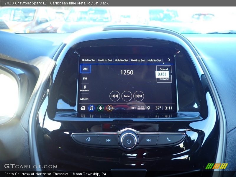 Caribbean Blue Metallic / Jet Black 2020 Chevrolet Spark LS