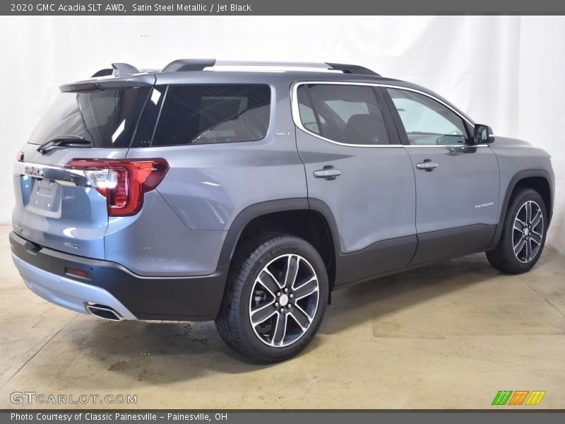 Satin Steel Metallic / Jet Black 2020 GMC Acadia SLT AWD