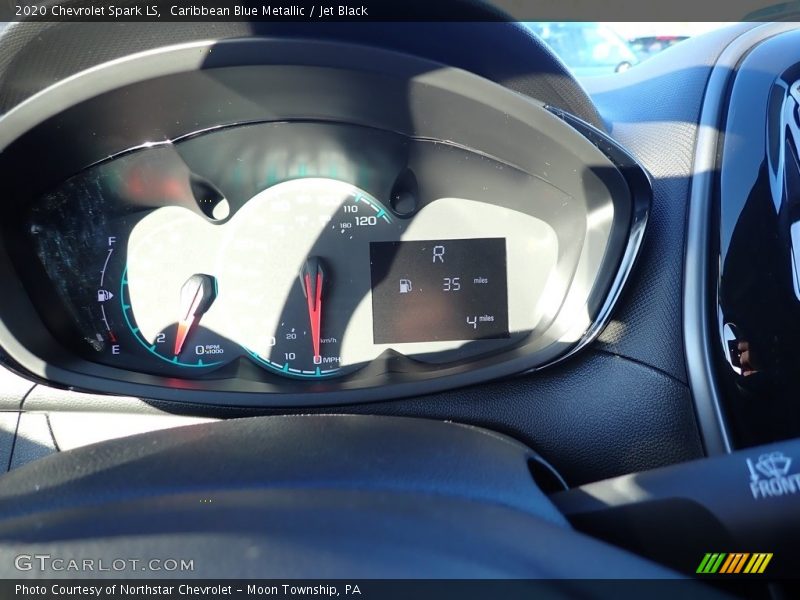 Caribbean Blue Metallic / Jet Black 2020 Chevrolet Spark LS