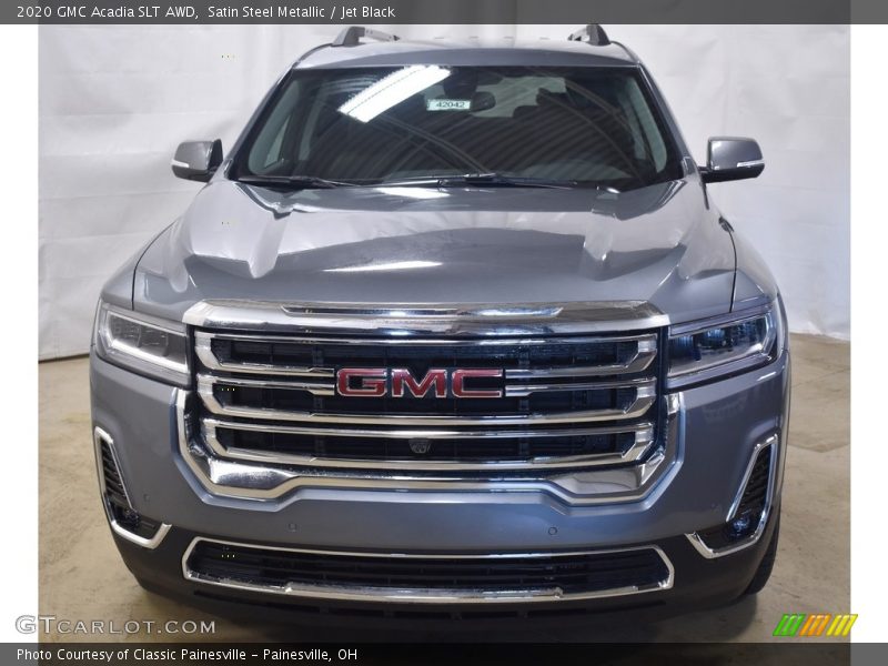 Satin Steel Metallic / Jet Black 2020 GMC Acadia SLT AWD