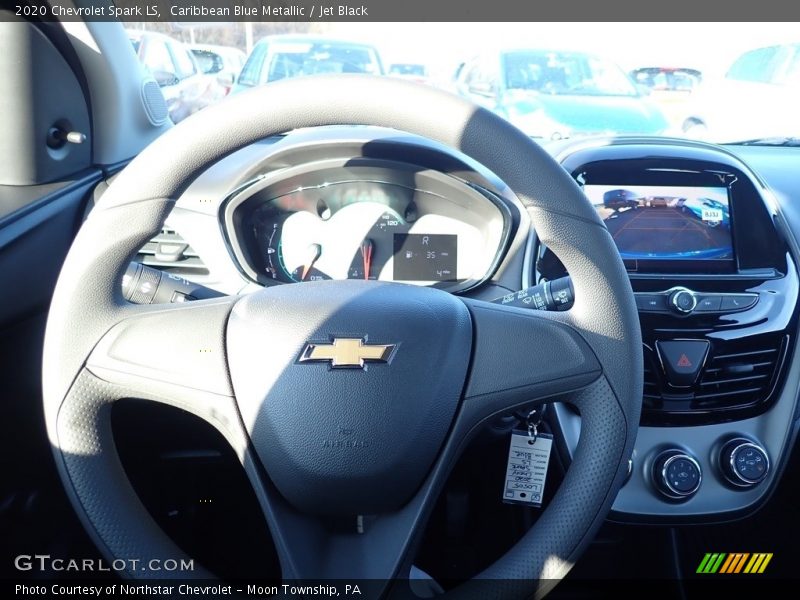 Caribbean Blue Metallic / Jet Black 2020 Chevrolet Spark LS