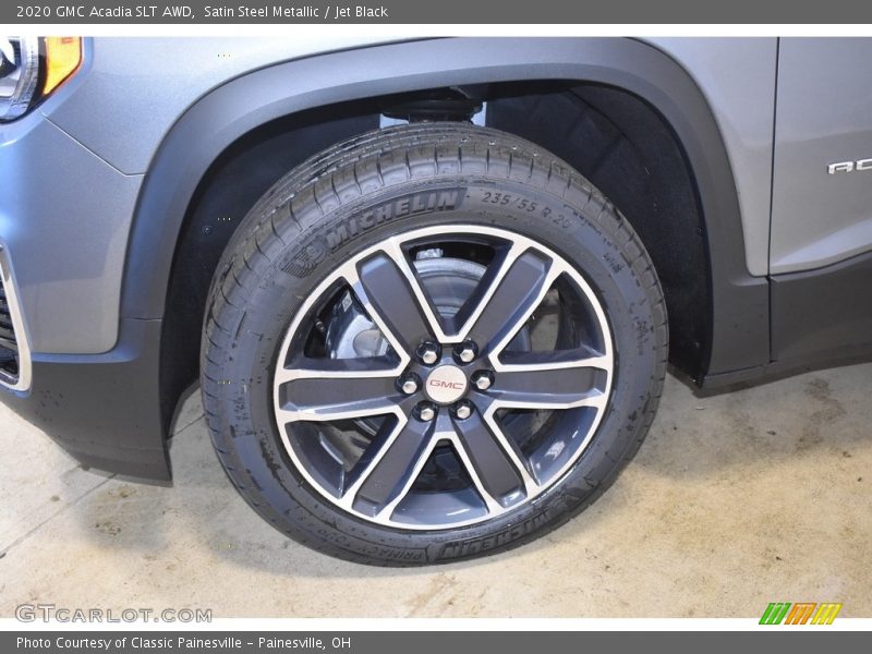 Satin Steel Metallic / Jet Black 2020 GMC Acadia SLT AWD