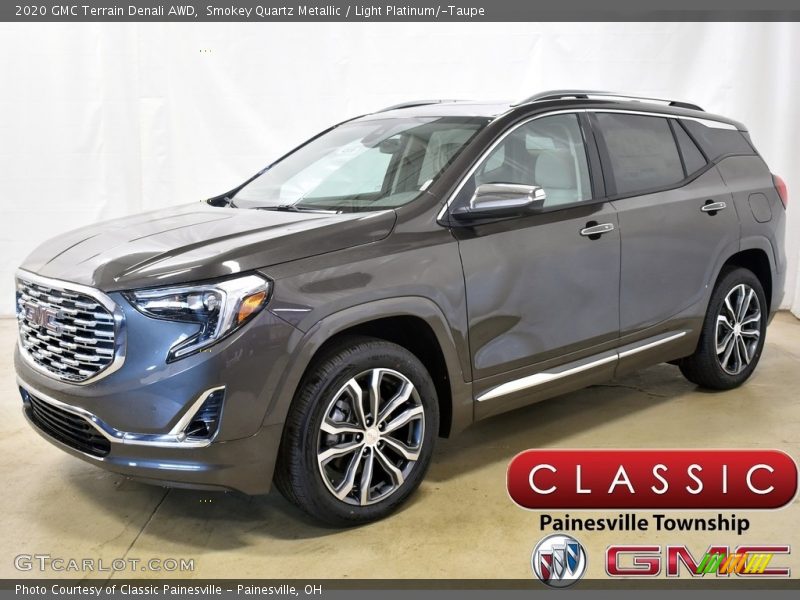 Smokey Quartz Metallic / Light Platinum/­Taupe 2020 GMC Terrain Denali AWD