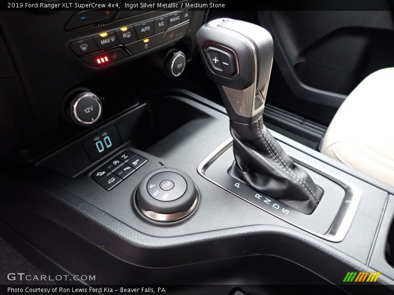 Ingot Silver Metallic / Medium Stone 2019 Ford Ranger XLT SuperCrew 4x4