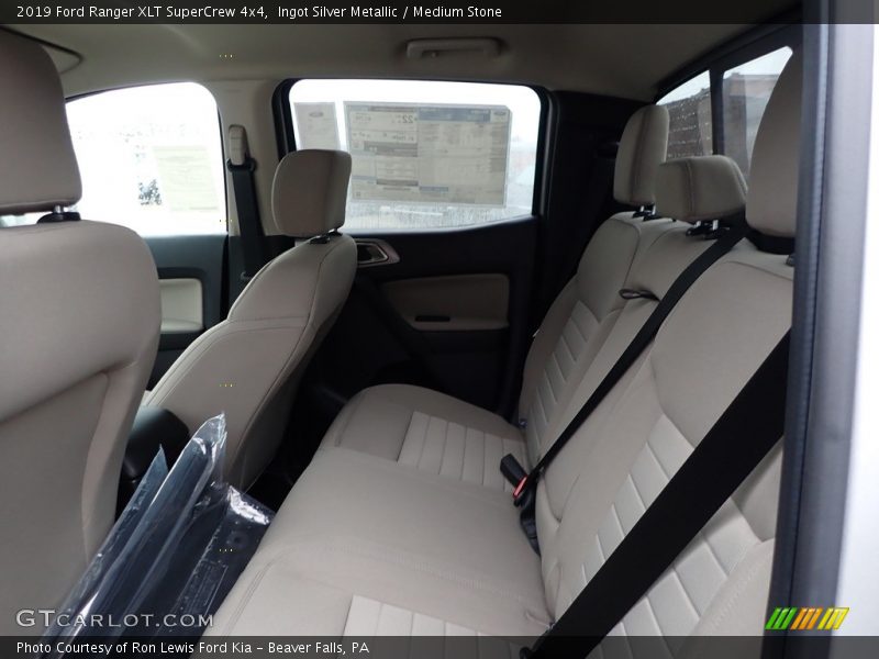Ingot Silver Metallic / Medium Stone 2019 Ford Ranger XLT SuperCrew 4x4