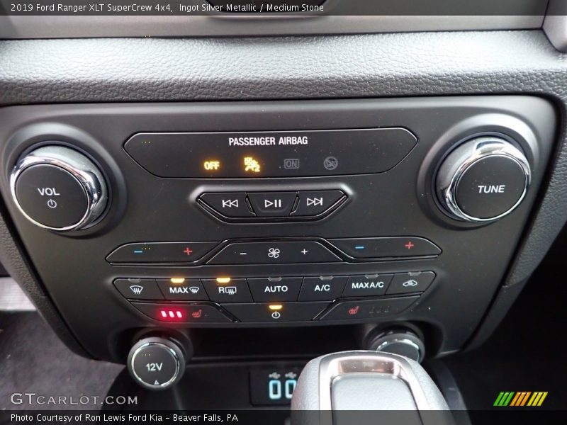 Ingot Silver Metallic / Medium Stone 2019 Ford Ranger XLT SuperCrew 4x4