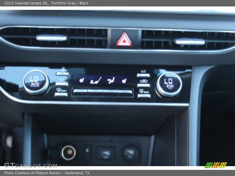 Portofino Gray / Black 2020 Hyundai Sonata SEL