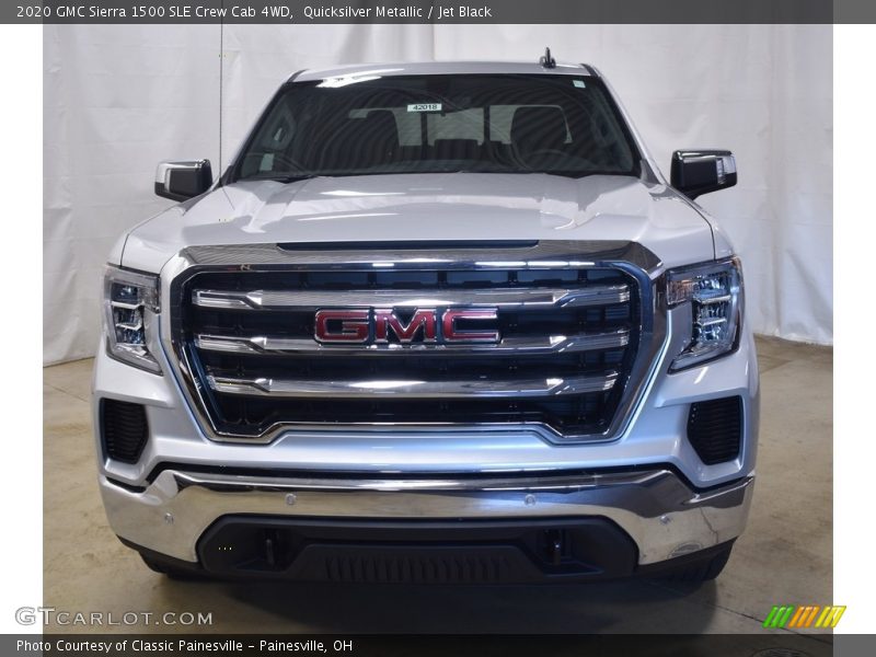 Quicksilver Metallic / Jet Black 2020 GMC Sierra 1500 SLE Crew Cab 4WD