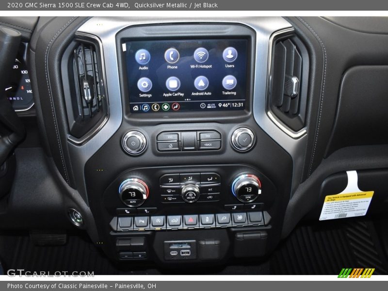 Quicksilver Metallic / Jet Black 2020 GMC Sierra 1500 SLE Crew Cab 4WD