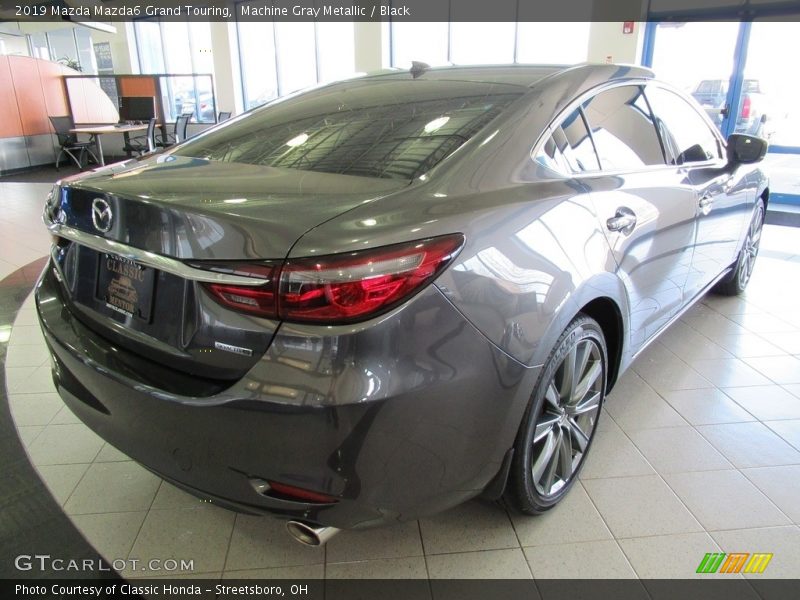 Machine Gray Metallic / Black 2019 Mazda Mazda6 Grand Touring