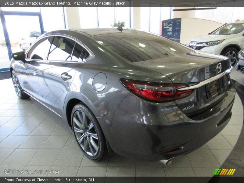 Machine Gray Metallic / Black 2019 Mazda Mazda6 Grand Touring