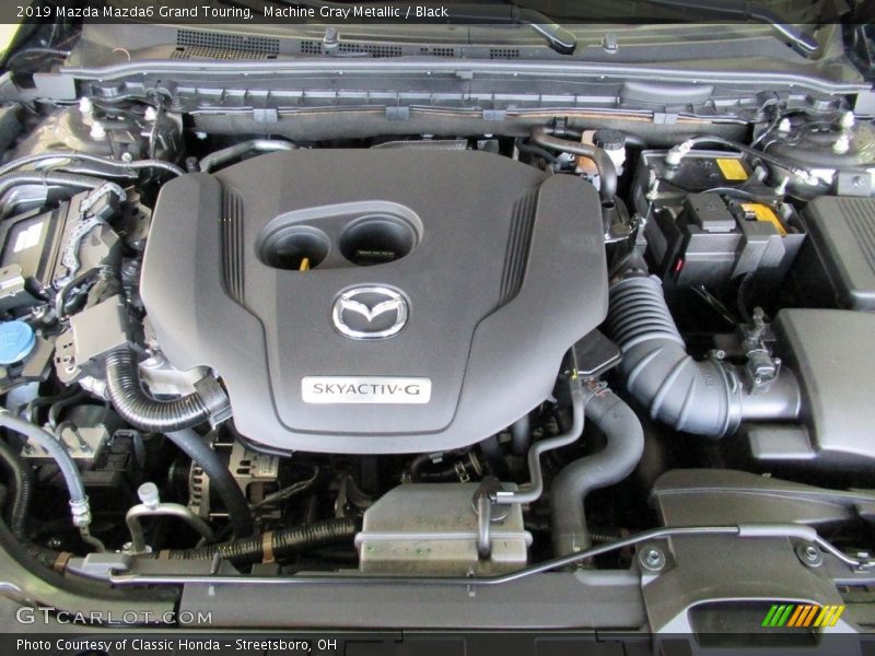 Machine Gray Metallic / Black 2019 Mazda Mazda6 Grand Touring