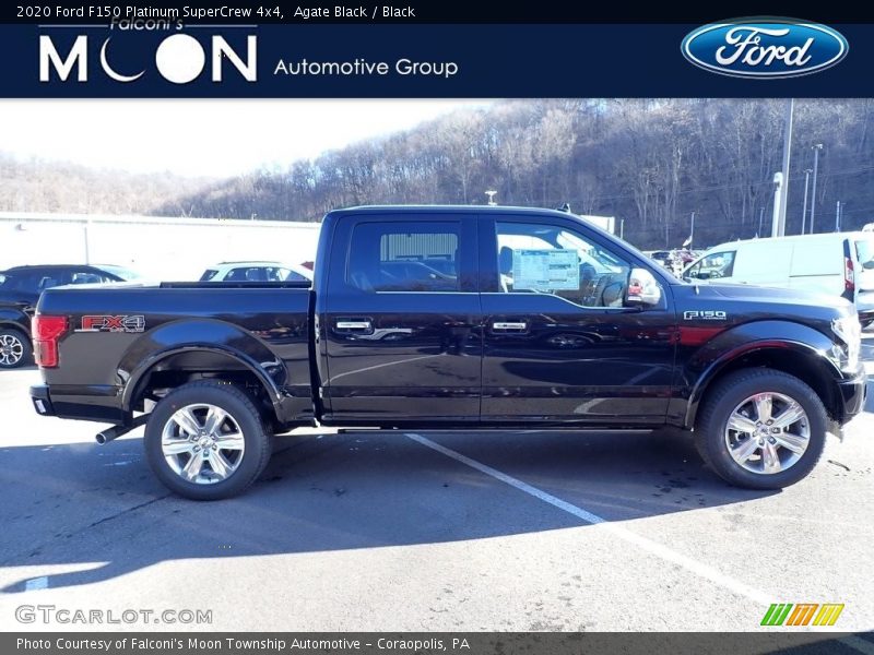 Agate Black / Black 2020 Ford F150 Platinum SuperCrew 4x4