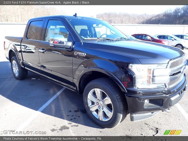 Agate Black / Black 2020 Ford F150 Platinum SuperCrew 4x4